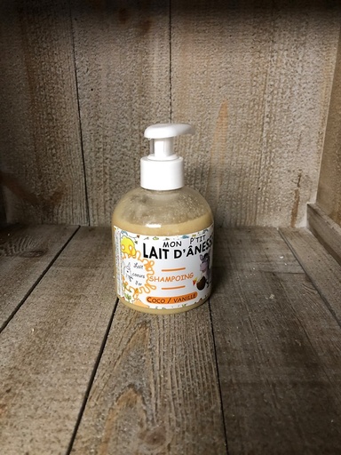 SHAMPOING AU LAIT D’ÂNESSE COCO VANILLE POUS